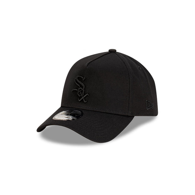 New Era 9Forty A-Frame MLB Chicago White Sox Black on Black