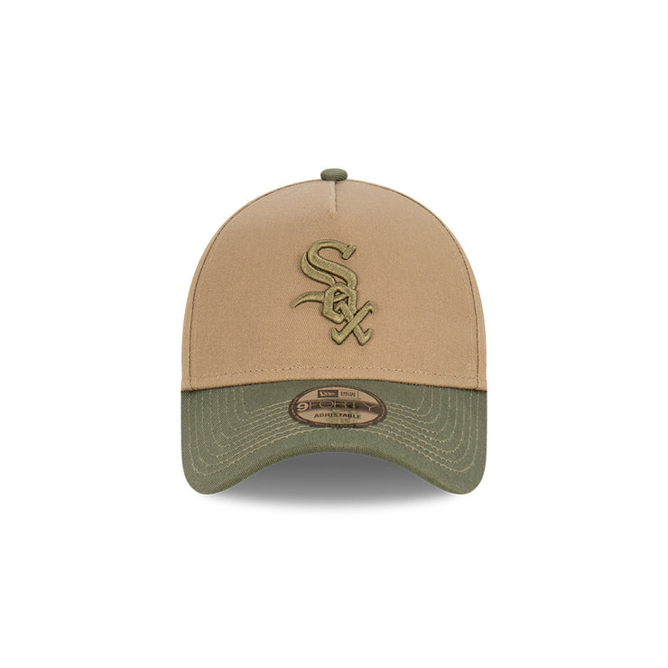 New Era 9Forty A-Frame MLB Chicago White Sox Khaki / Olive