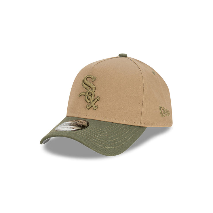 New Era 9Forty A-Frame MLB Chicago White Sox Khaki / Olive