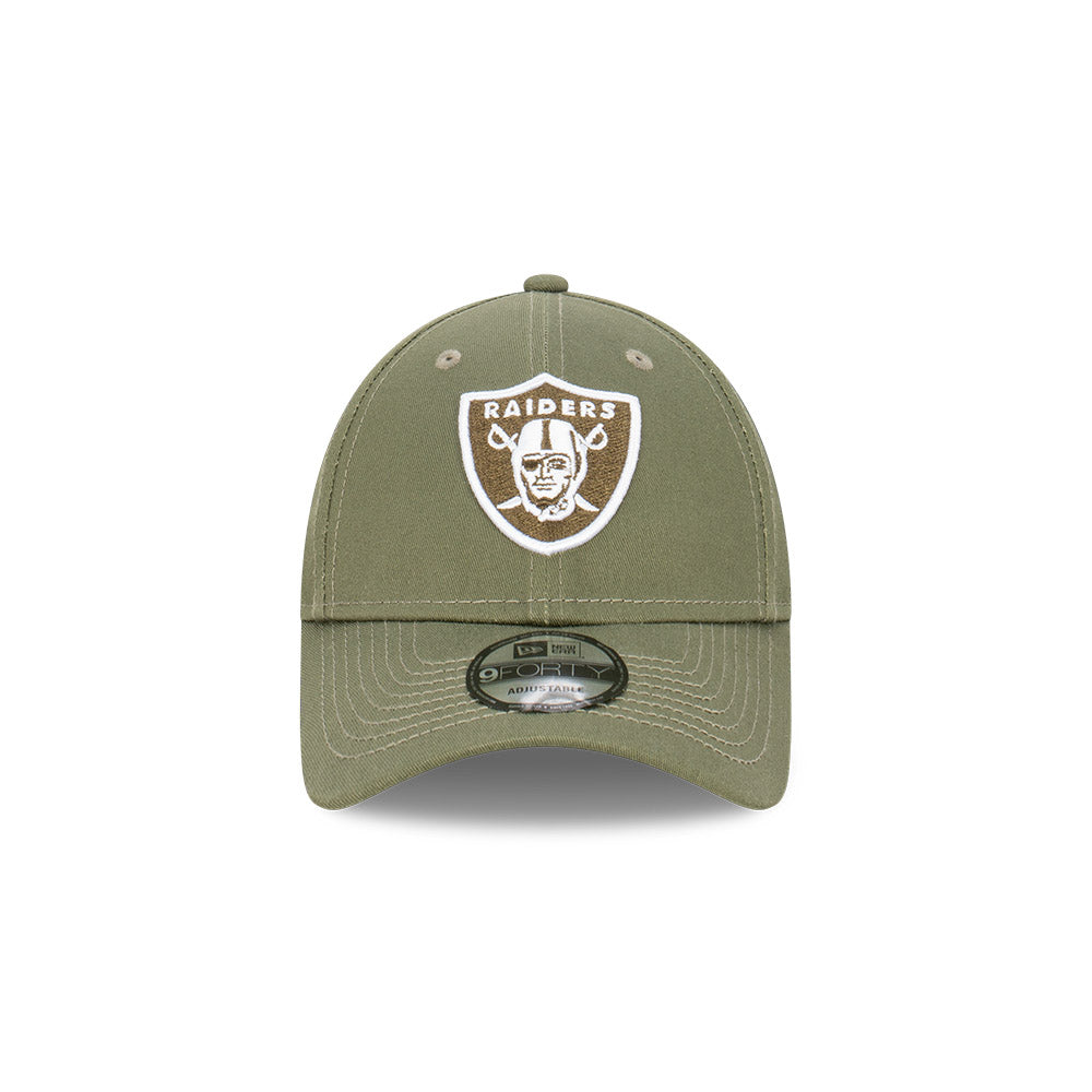 New Era 9Forty Strapback NFL Las Vegas Raiders Olive/White