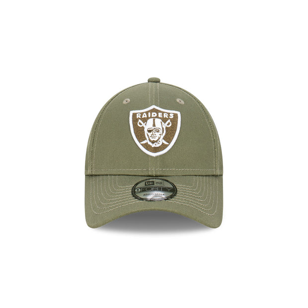 New Era 9Forty Strapback NFL Las Vegas Raiders Olive/White