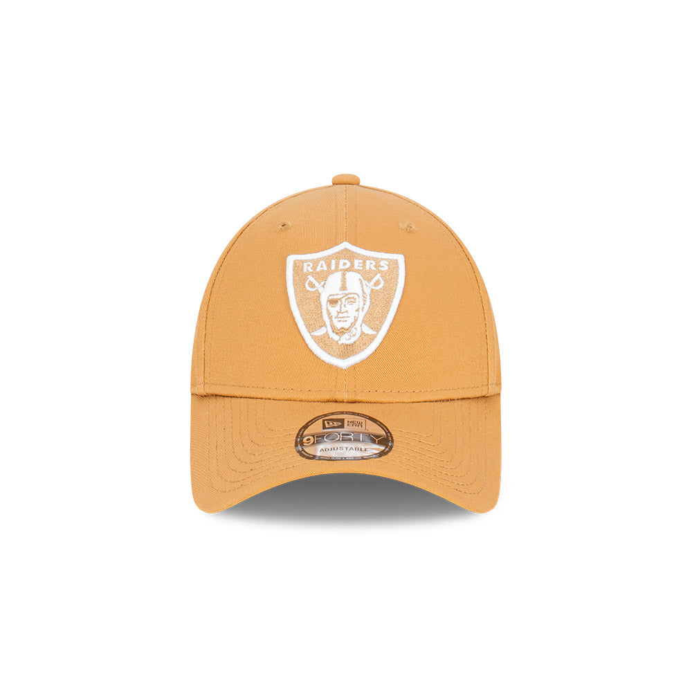 New Era 9Forty Strapback NFL Las Vegas Raiders Wheat/White