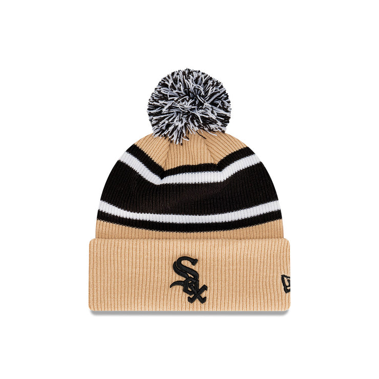 New Era Beanie MLB 2-Tone Camel Chicago White Sox