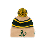 New Era Beanie MLB 2-Tone Camel Oakland Athletics