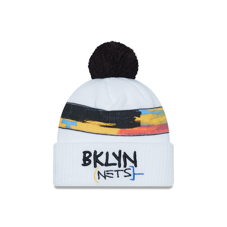 New Era Beanie NBA 22-23 On-Court City Edition Brooklyn Nets