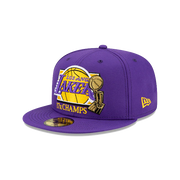 New Era 59Fifty 17 x NBA Champions Los Angeles Lakers Team