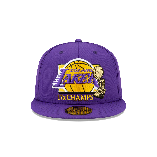New Era 59Fifty 17 x NBA Champions Los Angeles Lakers Team