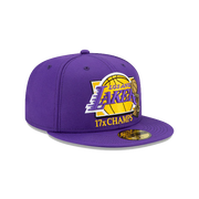 New Era 59Fifty 17 x NBA Champions Los Angeles Lakers Team