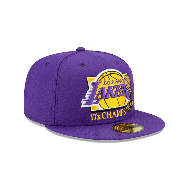 New Era 59Fifty 17 x NBA Champions Los Angeles Lakers Team