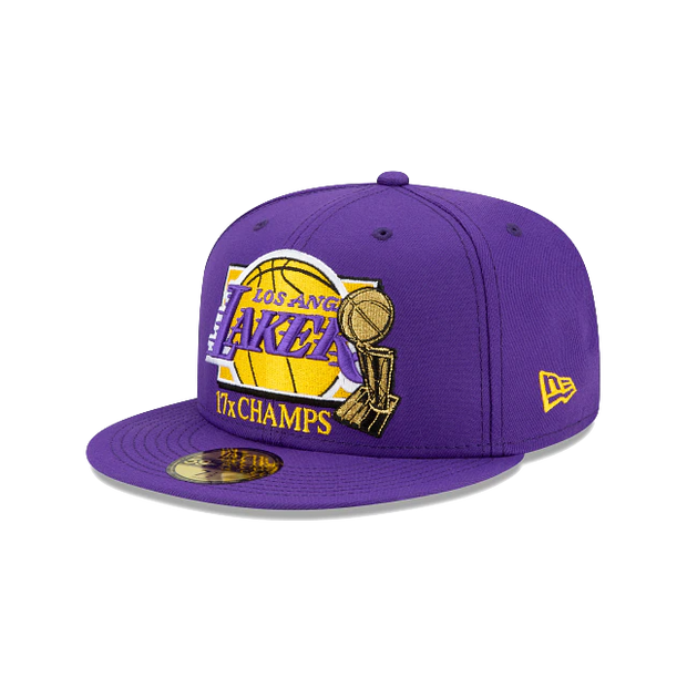 New Era 59Fifty 17 x NBA Champions Los Angeles Lakers Team